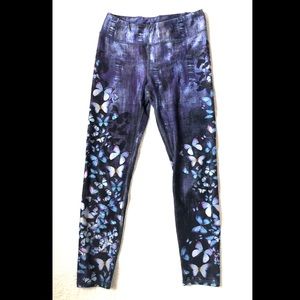 Evolution and Creation Butterfly Leggings